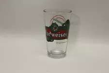 Vintage 1997 Budweiser Louie the Lizard Glass Anheuser-Busch Bar Pint Glass Cup