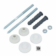 M8 x 120mm Wash Hand Basin Kit Installation Set Galvanized Steel Fixing Kit