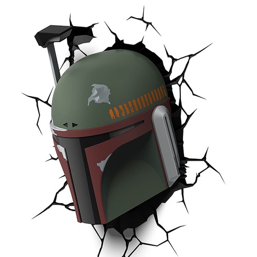 Star Wars 3D FX Deco LED Night Light Boba Fett Wall Decoration New Arrive - Picture 5 of 5