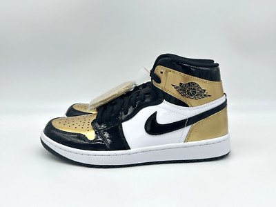 Nike Air Jordan Retro 1 High G Men's Size 11 Black Gold Toe Golf