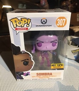 Funko Pop! Games Overwatch- Translucent Sombra #307 Hot Topic Exclusive, New | eBay