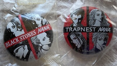 ピンズ・ピンバッジ・缶バッジ Nana NANA Pin Badge 2 Pieces: Ai Yazawa, Toranes, Blast Badge Anime