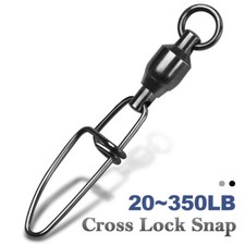 NUEVO 20 ~ 100 piezas Rodamiento de bolas Giratorios de pesca Broches Conector de pesca 22LB ~ 287LB