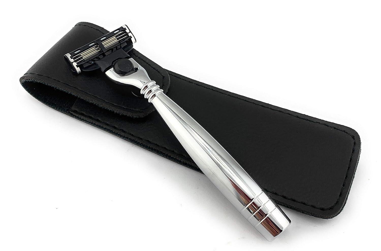With A Leather Case