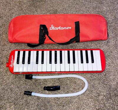 Startone Melodica rot 37 Tasten inkl. Anblasschlauch