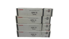 lot of 4 CANON GPR-15 9629A003AA BLACK TONER - Free shipping