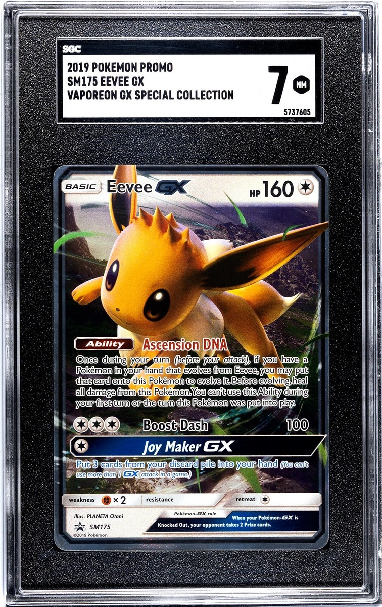 2019 Pokémon Promo SM175 Eevee-GX – Ultra Rare SGC 7 | eBay