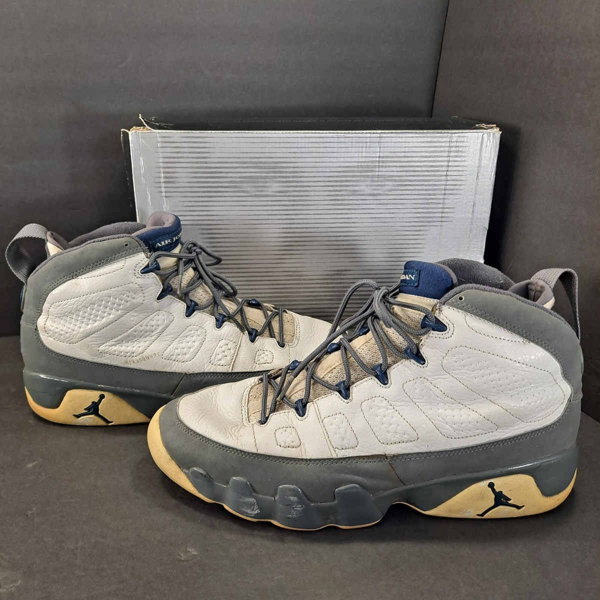 Size 12 - Air Jordan 9 Retro 2002 French Blue with Box | eBay