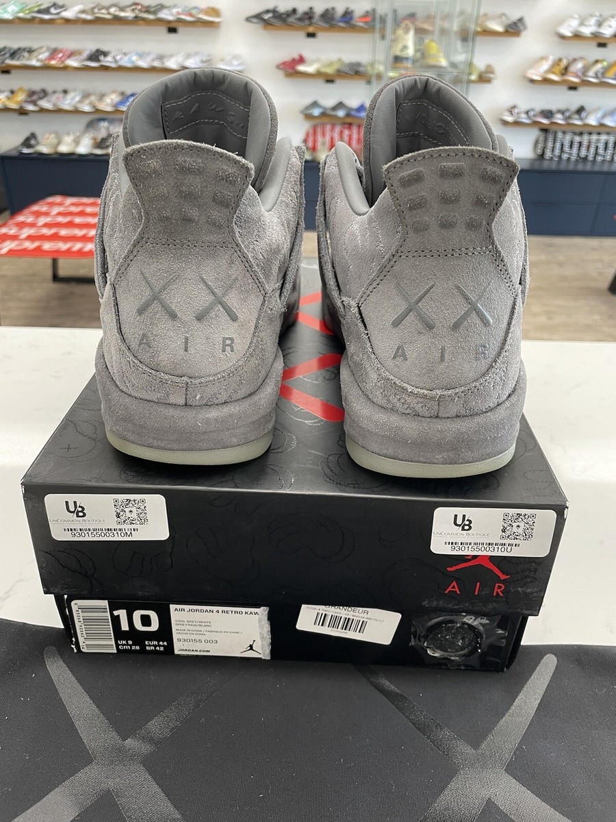 グシュナサフ Size 10 - Jordan 4 Retro x KAWS Cool Grey 2017 | eBay