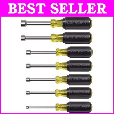 Versatile 7-Piece Magnetic Nut Driver Tool Set for Home Improvement & Repairs