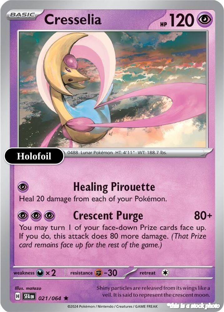 Cresselia SFA 021/064 Pokémon Rare NM