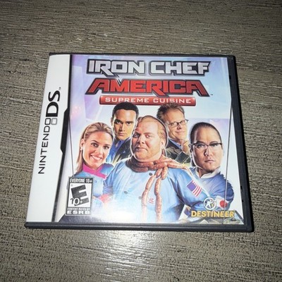 Iron Chef America Supreme Cuisine Nintendo DS Complete  Tested
