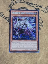 Yugioh Gruesome Grave Squirmer MP25-EN065 2025 1st Ed Prismatic Secret Rare NM 
