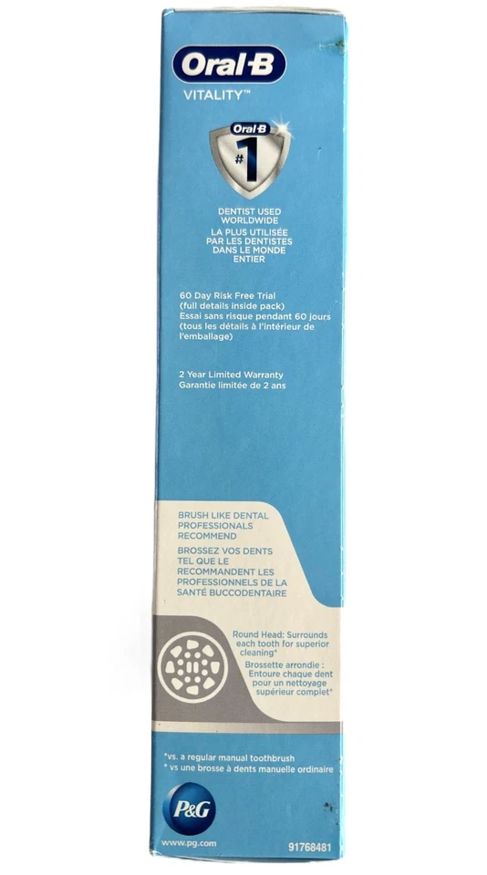 Cepillo de dientes recargable Oral-B Vitality Floss Action - blanco Foto 2 de 4