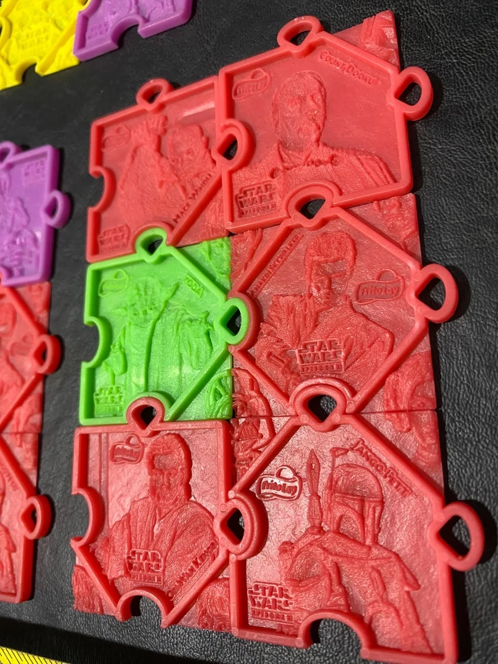 Star Wars El Ataque de los Clones Frito Lay Piezas de Puzzle de Colección Lote de Juguetes Premium B Foto 2 de 4