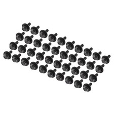 40 pc Car Body Bolts Screw Fastener M6 Hood Fender Bumper Rivet Retainer