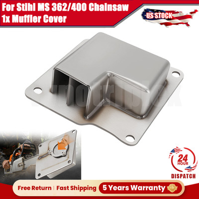 Stainless Steel For Stihl MS 362/400 Chainsaw Performance Exhaust Muffler Cover