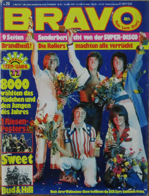 Bravo 20/77 Titelfoto: Goldener Otto für BCR, Roy Black, Jethro Tull, Maggie Mae