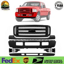 Front Bumper Primed Fog Lights Kit For 2005-2007 Ford F-250 F-350 Super Duty Front Bumper Primed Fog Lights Kit For 2005-2007 Ford F-250 F-350 Super Duty