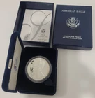 2004 W American Silver Eagle 1 Oz Proof Coin W Box & COA