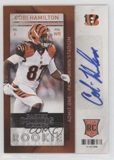 2013 Panini Contenders Cobi Hamilton #120 Auto 0ty6