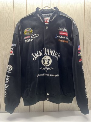 Chase Authentics NASCAR Mens Size XL Jack Daniels Jacket VTG Rare