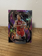 2025 Select WNBA Premier Level Purple Flash /149 A'ja Wilson #131 Las Vegas Aces
