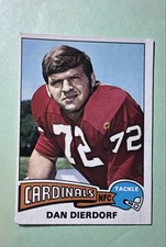 1975 Topps - Dan Dierdorf #35
