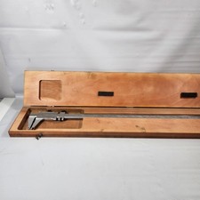 Starrett No. Pinza Master Vernier 123 0–26" con estuche endurecido estabilizado