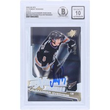 Alex Ovechkin 2005-06 UD SPX Gold Xcitement Rookies /99 BGS AUTOGRAPH 10 Rookie