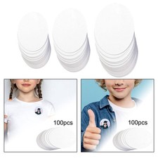100x Button Blank Paper Button Making Supplies Direct Replaces Lightweight Round