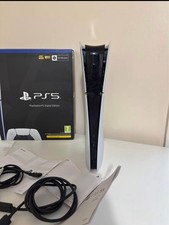 Sony PlayStation 5 825 GB White Disc Console with Controller 