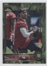 2015 Topps Chrome Rookies STS Camo Refractor 398/499 Dres Anderson #169 0b5