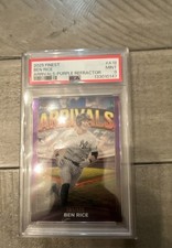 2025 Topps Finest - Ben Rice Rookie Purple Refractor   /125 🔥🔥 Yankees PSA 9 