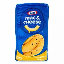 Kraft Mac & Cheese Mini Pillow Set – Official Licensed Box + 4 Plush Macaroni
