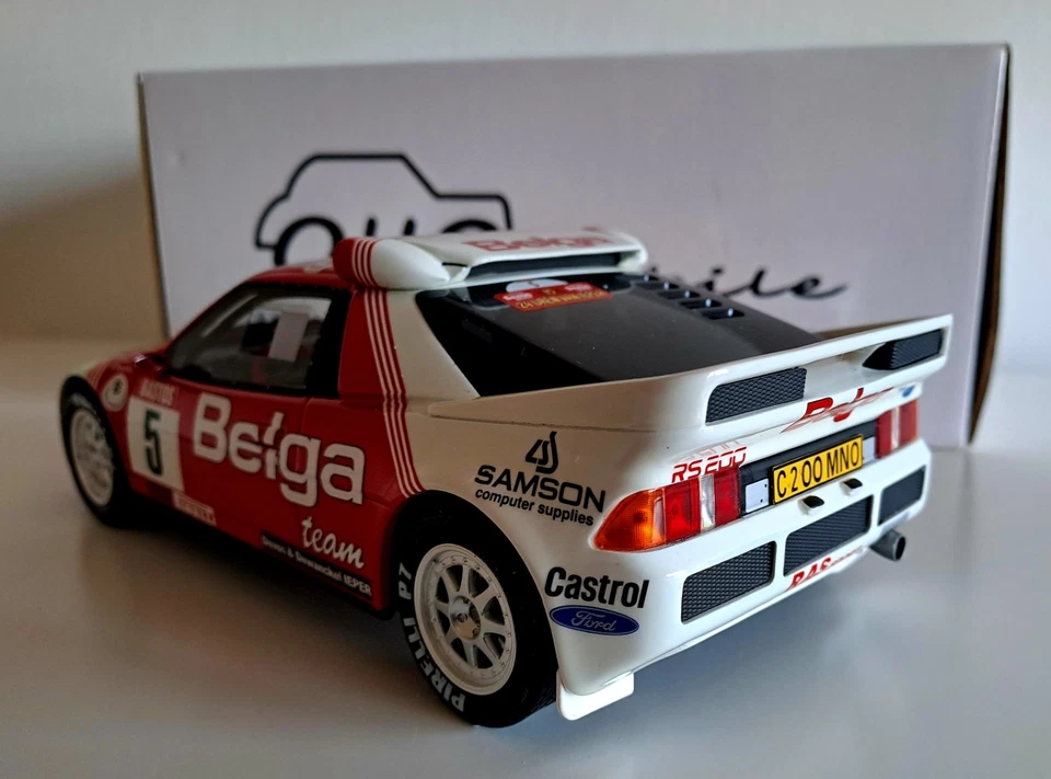 Otomóvil Ford RS200 1/18 Team Belga Droogmans Joosten - Imagen 3 de 4
