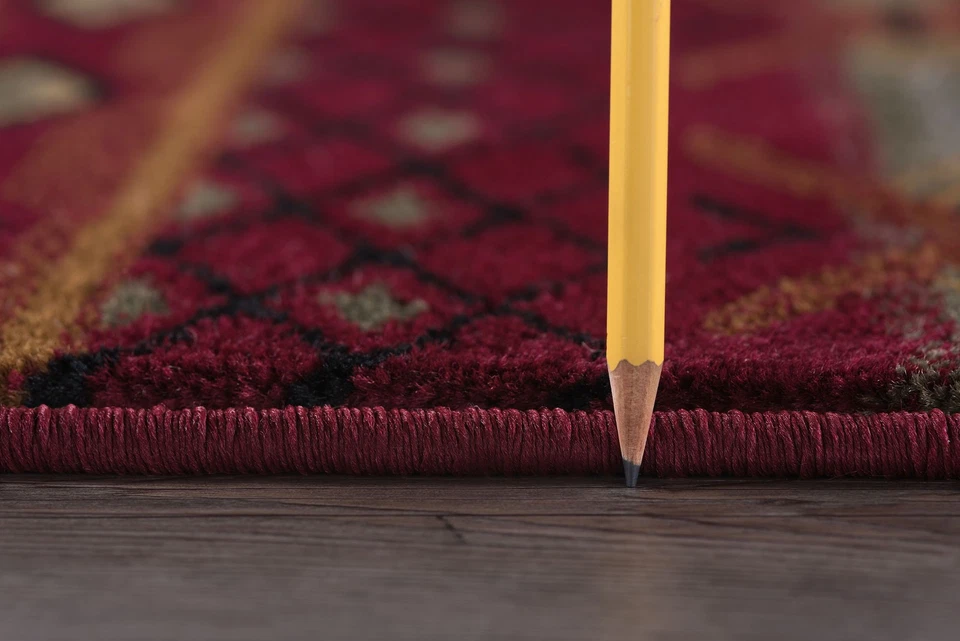 Red Bears Southwestern Cabin Nature Print Runner 6570 - Aprx 2' 7" x 7' 3" - Image 3 of 4