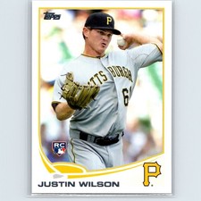 2013 Topps Justin Wilson #481 - Pittsburgh Pirates