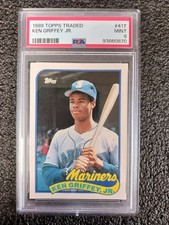 1989 Topps Traded Ken Griffey Jr. ROOKIE #41T PSA 9