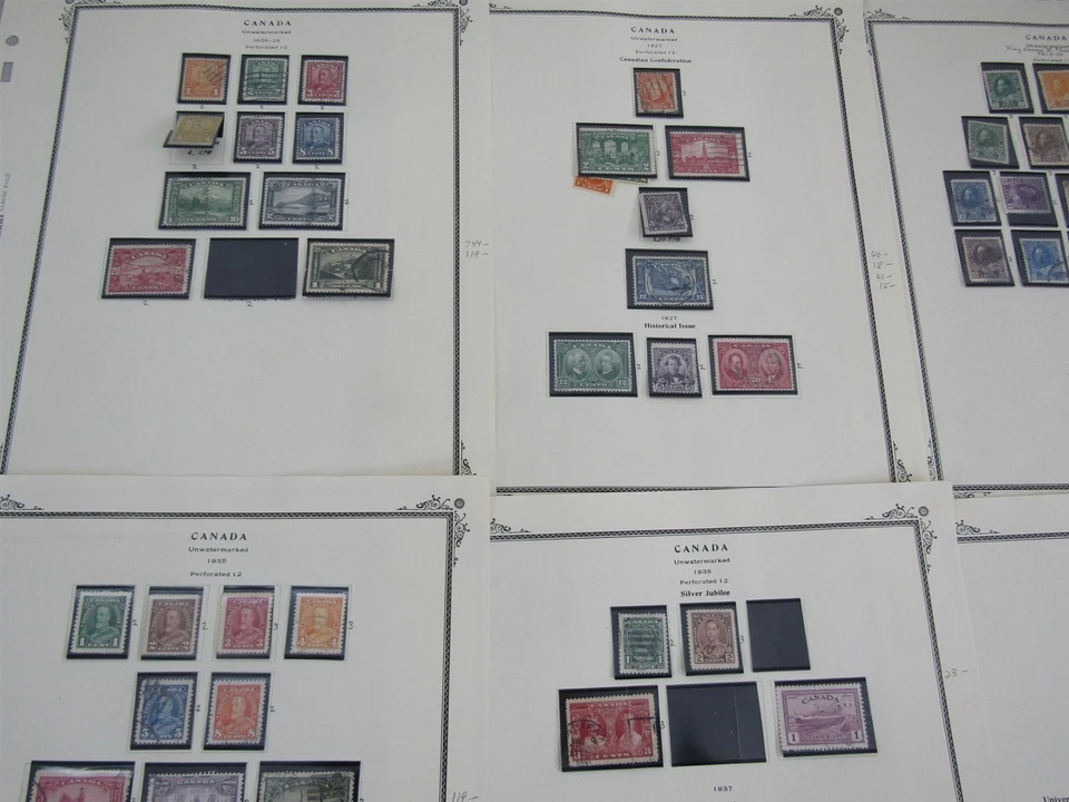 Nystamps Canada many mint old stamp collection high cost d13oc - Image 4 of 4