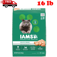 Iams Proactive Health Chicken Dry Cat Food For Senior Cats, 16 Lb Bag
