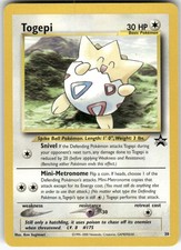 Togepi 30 Wizards Black Star Promos Pokemon NM Sugimori on eBay