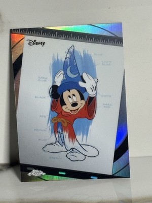2026 Topps Chrome Disney Sorcerer's Apprentice Mickey Ink & Paint #I&P-3
