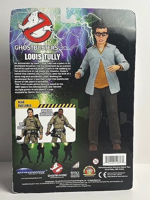 Figura de acción Ghostbusters Louis Tully “Keymaster” Diamond 2016 ¡Nueva en caja! Foto 4 de 4