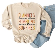 Pumpkin SweatShirt for Women Thanksgiving Graphic Tees Fall Halloween Sweater...