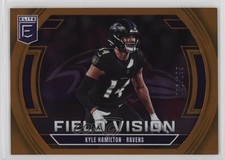 2025 Panini Donruss Elite Field Vision Orange 19/199 Kyle Hamilton #4 3c2