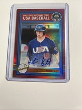Heston Kjerstad 2025 Panini USA Stars & Stripes Throwback Red Holo Auto /99