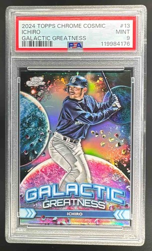EL.126 Ichiro 2024 Topps Cosmic Chrome #GG-13 Galactic Greatness PSA 9