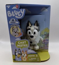 Bluey Chat Mates MUFFIN Talking Toy w/10 Phrases Articulated arms  Legs NEW NIB