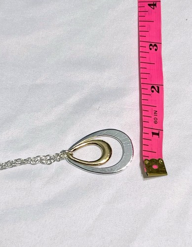 Halskette und Ohrring Set - Modeschmuck - silberfarben & goldfarben - Bild 7 von 10